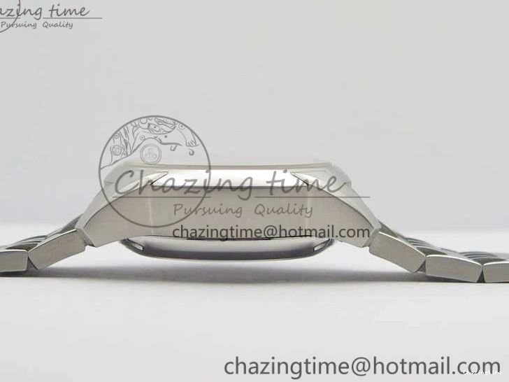 0409 HighQuality De Ville Chronograph SS OMF 1:1 Best Edition White Dial On SS Bracelet A 8151